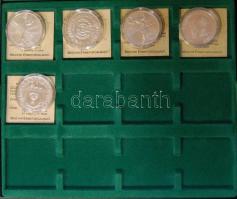 1975-1992. 200Ft Ag (17x) csak klf emlékkiadásokkal, festők sorral, védett állatokkal, tanúsítványok...