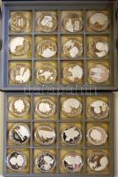 Cook-szigetek 2003-2005. 1000T, 1$ Ag "Ázsia történelme" sorozatának 26klf darabja tanúsít...