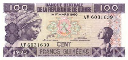 Botswana 1983. 1P T:I + Guinea 1985. 100Fr + Ruanda 2003. 100Fr T:I