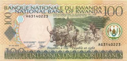 Botswana 1983. 1P T:I + Guinea 1985. 100Fr + Ruanda 2003. 100Fr T:I