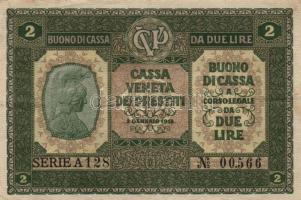 Olaszország/Velence/osztrák-magyar megszállás 1918. 1L, 2L, 10L T:III+,III