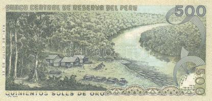 Haiti 2004. 10G + Peru 1976. 500S (2x) + Nicaragua, Salamon-szigetek, Malajzia  5db modern bankjegy ...