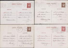 24 darabos magánlevelezés az 1940-es évekből francia nyelven