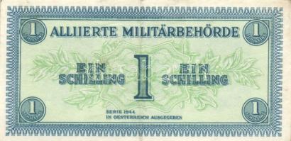 Ausztria/nemzetközi megszállás 1944. 1Sch + 2Sch + 5Sch T:II,III + Német 3. Birodalom /Weimari Köztársaság/Baden/Badische Bank 1923. 500.000M T:II-