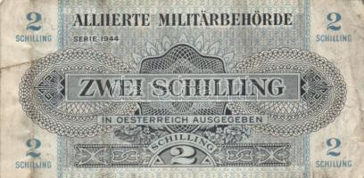 Ausztria/nemzetközi megszállás 1944. 1Sch + 2Sch + 5Sch T:II,III + Német 3. Birodalom /Weimari Köztá...