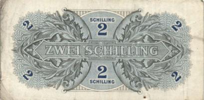 Ausztria/nemzetközi megszállás 1944. 1Sch + 2Sch + 5Sch T:II,III + Német 3. Birodalom /Weimari Köztá...