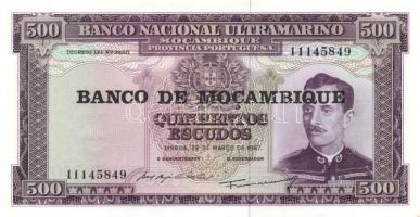 Mozambik / ideiglenes kiadás 1976. 100Esc + 500Esc + 1000Esc T:I(egyik sarok foltos)