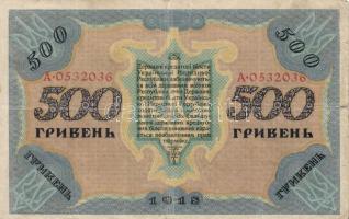 Ukrajna 1918. 500H T:III