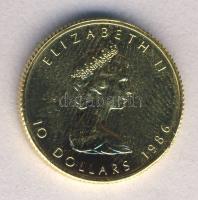 Kanada 1986. 10$ Au "Elizabeth II." 7.8g T:BU