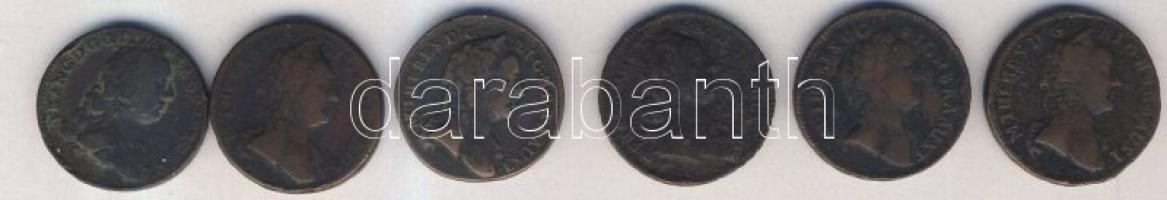 Ausztria 1760-1763. 1Kr (6x) klf verdejellel, több évszámmal T:vegyes