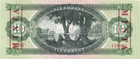 1975. 10Ft "MINTA" perforációval és felülnyomással "A 102" sorozatszámmal T:I