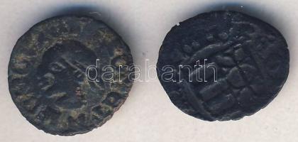 I.Mátyás 1458-1490. Denár Ag (ÉH.558i) + Zsigmond Denár Ag T:3