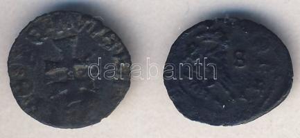 I.Mátyás 1458-1490. Denár Ag (ÉH.558i) + Zsigmond Denár Ag T:3