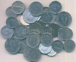 Olaszország 35db vegyes forgalmi pénz T:2,3