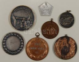 7db klf modern sport- és emlékérem, ebadójegy T:vegyes
