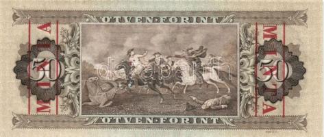 1969. 50Ft "MINTA" perforációval és felülnyomással "D 000" sorozatszámmal T:I