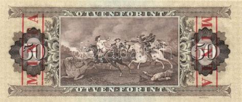 1980. 50Ft "MINTA" perforációval és felülnyomással "D 000" sorozatszámmal T:I