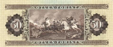 1983. 50Ft lefelé tolódott elő- és hátlapi nyomattal T:I