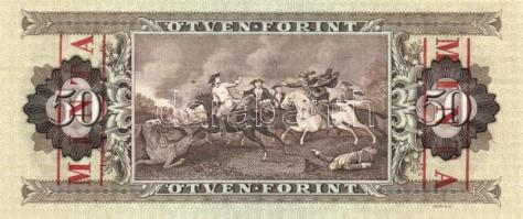 1983. 50Ft "MINTA" perforációval és felülnyomással "D 000" sorozatszámmal T:I