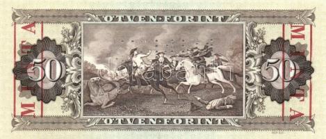 1989. 50Ft "MINTA" perforációval és felülnyomással "D" sorozatszám és számozás T...