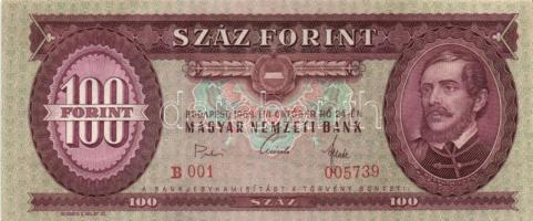 1968. 100Ft "B 001" sorozat T:I