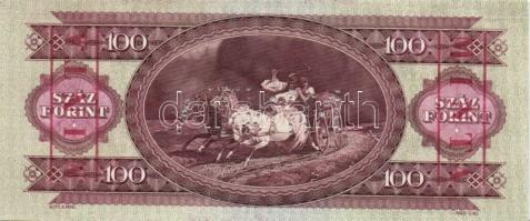 1968. 100Ft "MINTA" perforációval és felülnyomással "B 000" sorozatszámmal T:I