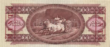 1980. 100Ft "MINTA" perforációval és felülnyomással "B 000" sorozatszámmal T:I