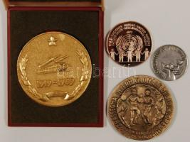 ~1965. 4db klf külföldi emlékérem, egy dísztokban T:PP,1-,2