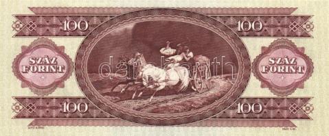 1984. 100Ft + 100Ft "MINTA" perforációval és felülnyomással "B 000" sorozatszámm...