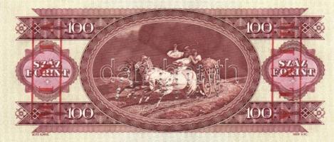 1984. 100Ft + 100Ft "MINTA" perforációval és felülnyomással "B 000" sorozatszámm...