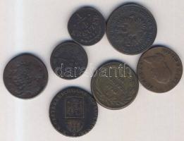 Ausztria 1764-1859. 7db klf kreuzer és greschl tétel T:2,3