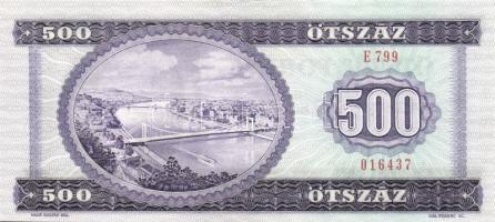 1990. 500Ft "E" betűjel T:I