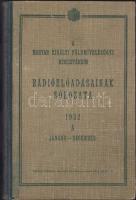 1932 A Magyar Királyi Földművelésügyi Minisztérium Rádióelőadásainak sorozata januártól decemberig + 1936 Bartók Béla: miért és hogyan gyűjtsünk népzenét? A zenei folklóre törvénykönyve