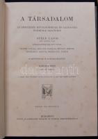 1910 Szerk: Stein Lajos: A műveltség könyvtára: A Társadalom I.-II. kötet, 707 oldal képekkel + térk...