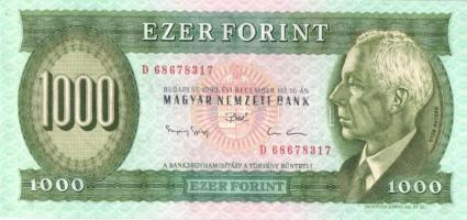 1993. 1000Ft "D" sorozat T:I