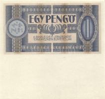 1938. 1P alsó ívszéllel T:I