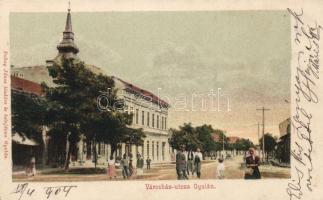 Gyula Városház utca (cut)