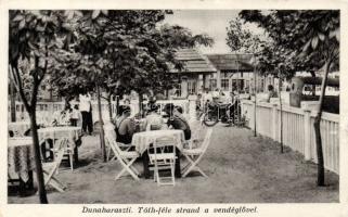 Dunaharaszti Tóth-féle strand a vendéglővel