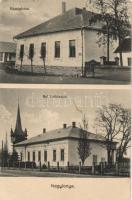 Nagylónya községháza és református lelkészlak