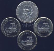 1994. 200Ft Ag "Deák" + 2009. 200Ft (3x) T:1,2