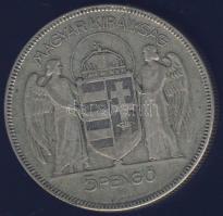 1930. 5P Ag "Horthy jobbra" T:3