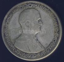 1930. 5P Ag "Horthy jobbra" T:3