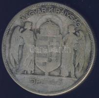 1930. 5P Ag "Horthy jobbra" T:3