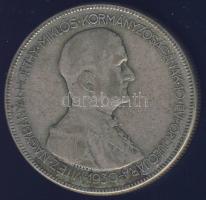 1930. 5P Ag "Horthy jobbra" T:3