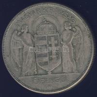 1930. 5P Ag "Horthy jobbra" T:3