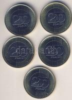 2009-2010. 200Ft (5x) T:1,1- (kis ph.)