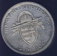 1938. 5P "Szent István" Ag T:2- ph