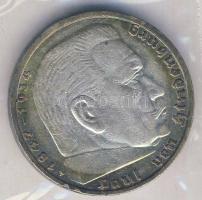 Német 3. Birodalom 1936A 5M Ag "Hindenburg" T:3+ kis ph. patina