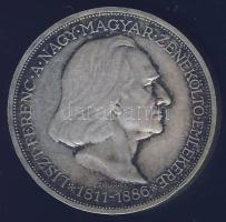 1936. 2P Ag "Liszt" T:2/2- patina