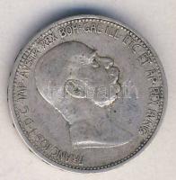 Ausztria 1908. 1K Ag "Jubileum" T:3+